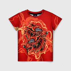 Детская футболка Огненные лисы
