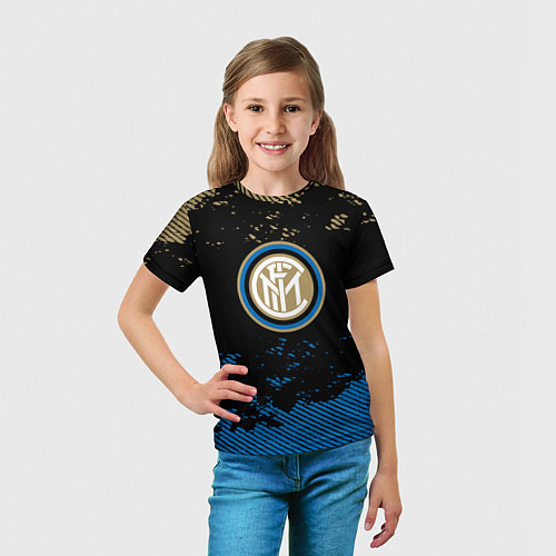 Детская футболка Inter logo / 3D-принт – фото 5