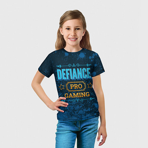 Детская футболка Игра Defiance: PRO Gaming / 3D-принт – фото 5