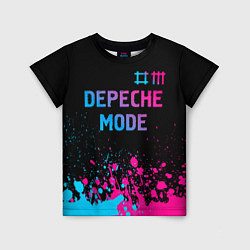 Футболка детская Depeche Mode Neon Gradient, цвет: 3D-принт