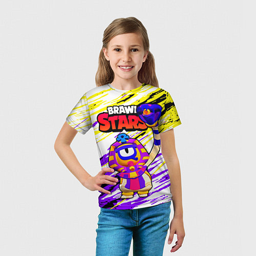 Детская футболка Отис Фараотис Brawl Stars / 3D-принт – фото 5