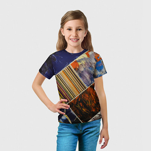 Детская футболка Нарезка Из Постеров / 3D-принт – фото 5