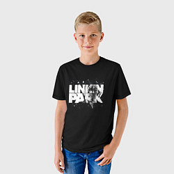 Футболка детская Linkin Park логотип с фото, цвет: 3D-принт — фото 2