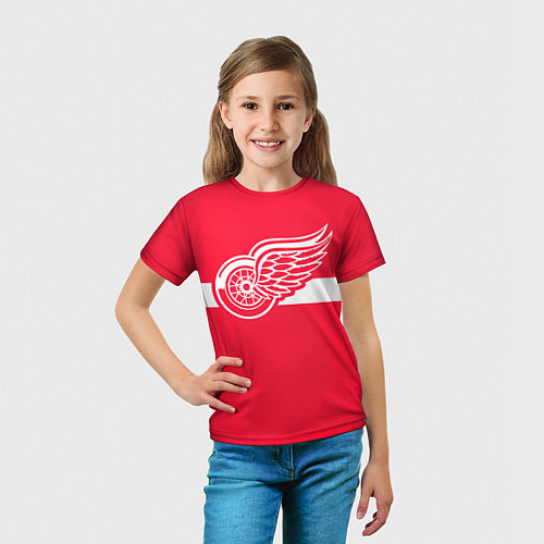 Детская футболка Детройт Ред Уингз Форма / 3D-принт – фото 5