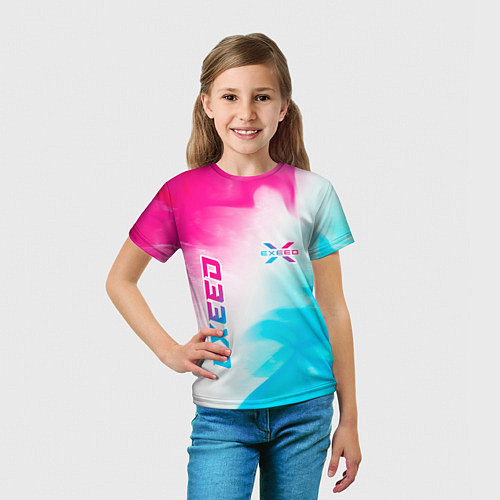 Детская футболка Exeed Neon Gradient / 3D-принт – фото 5
