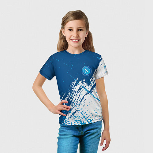 Детская футболка Napoli краска / 3D-принт – фото 5