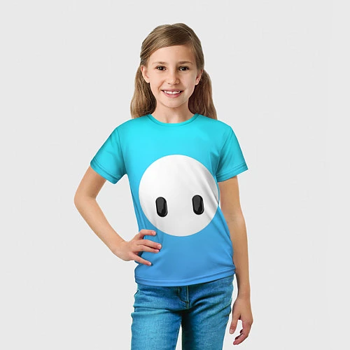 Детская футболка Fall Guy blue / 3D-принт – фото 5