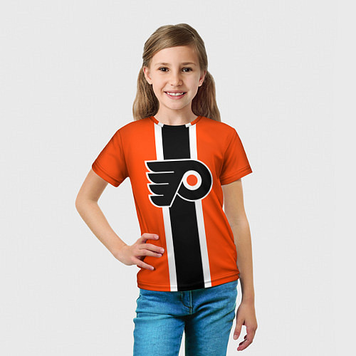 Детская футболка Филадельфия Флайерз Форма / 3D-принт – фото 5