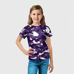 Футболка детская Amethyst Purple Аметист, цвет: 3D-принт — фото 2