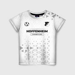 Детская футболка Hoffenheim Champions Униформа