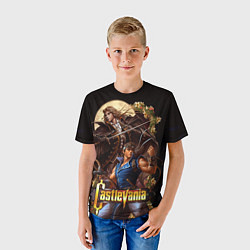 Футболка детская Castlevania - Leon & Alucard, цвет: 3D-принт — фото 2