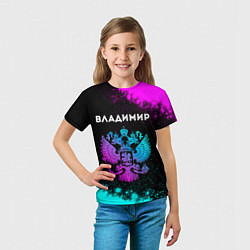 Футболка детская Владимир Россия, цвет: 3D-принт — фото 2