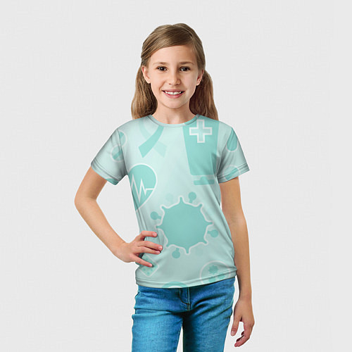 Детская футболка Медицинские профессии / 3D-принт – фото 5