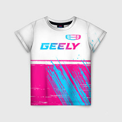 Детская футболка Geely Auto Neon Gradient