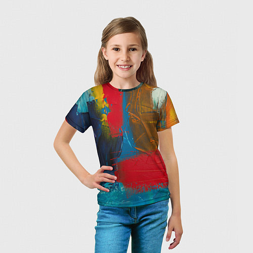 Детская футболка Твоя палитра / 3D-принт – фото 5