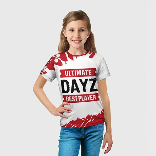 Детская футболка DayZ: best player ultimate / 3D-принт – фото 5