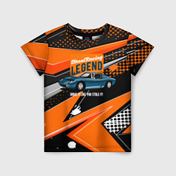Футболка детская Street racing Legend retro, цвет: 3D-принт