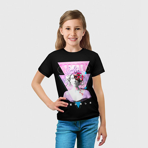 Детская футболка Медуза Горгона Бюст / 3D-принт – фото 5