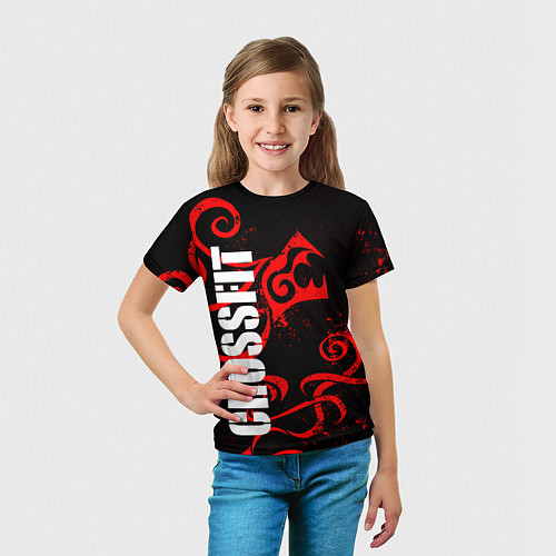 Детская футболка Кроссфит : дракон / 3D-принт – фото 5