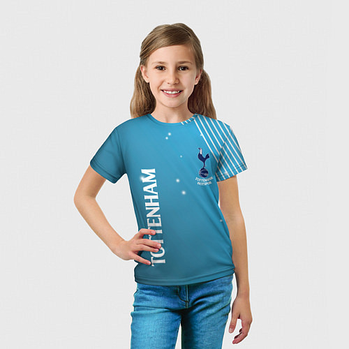Детская футболка Тоттенхэм хотспур Абстракция / 3D-принт – фото 5