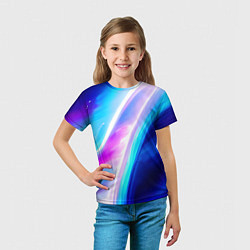 Футболка детская Звездная вспышка, цвет: 3D-принт — фото 2