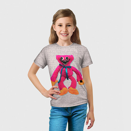 Детская футболка Киси Миси объёмная игрушка - Kissy Missy / 3D-принт – фото 5