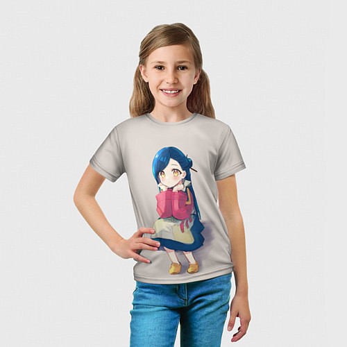 Детская футболка Майн - Власть книжного червя / 3D-принт – фото 5