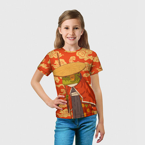 Детская футболка Самурай-хранитель / 3D-принт – фото 5