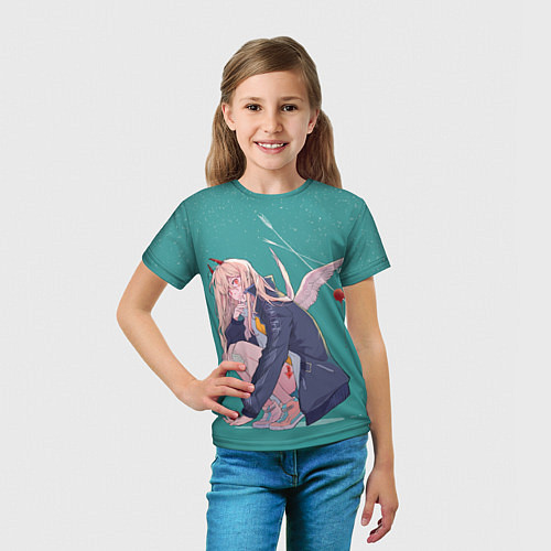 Детская футболка Милая Макима / 3D-принт – фото 5