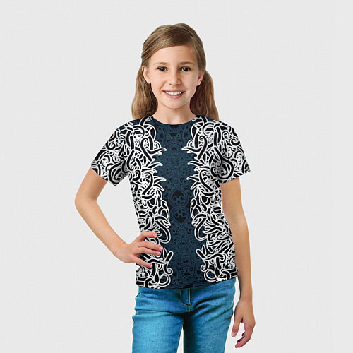 Детская футболка Белый шум / 3D-принт – фото 5