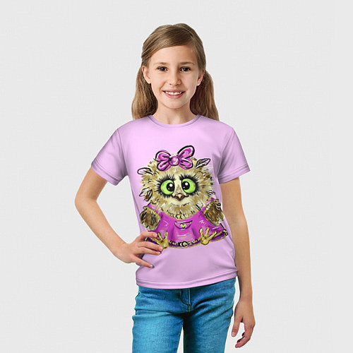 Детская футболка Совушка бейби / 3D-принт – фото 5