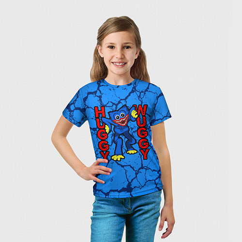Детская футболка Хагги Вагги эффект трещин / 3D-принт – фото 5