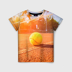 Футболка детская Теннис - рассвет, цвет: 3D-принт