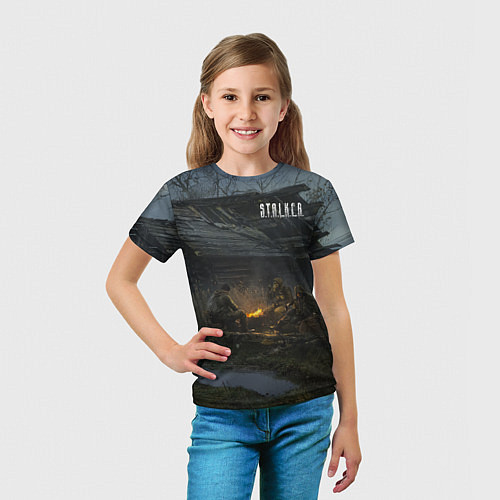 Детская футболка STALKER Привал / 3D-принт – фото 5
