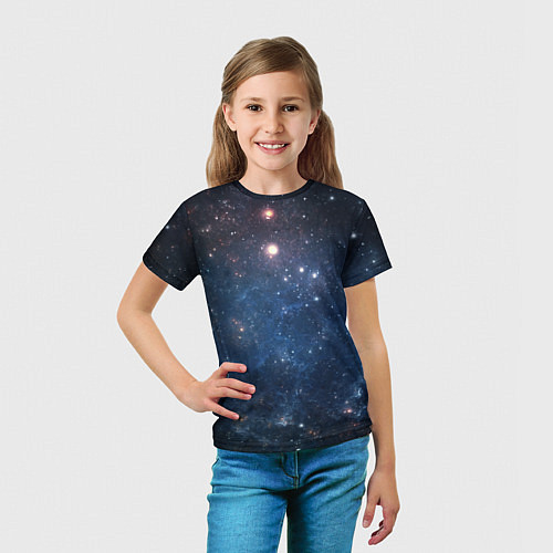 Детская футболка Молчаливый космос / 3D-принт – фото 5