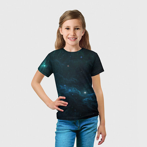 Детская футболка Космическая туча / 3D-принт – фото 5