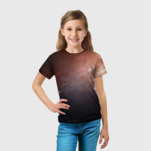 Детская футболка Космос из сердца / 3D-принт – фото 5