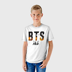 Футболка детская BTS Team Art, цвет: 3D-принт — фото 2