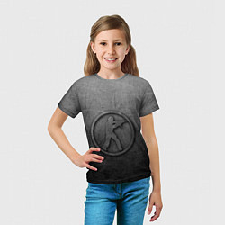Футболка детская Чугунный логотип Counter Strike, цвет: 3D-принт — фото 2
