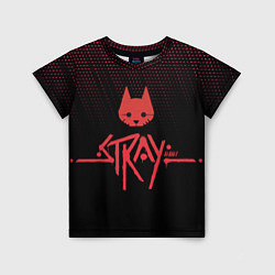 Футболка детская Stray game cat бродячий кот игра, цвет: 3D-принт