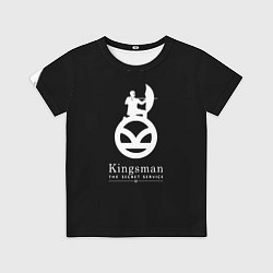 Футболка детская Kingsman logo, цвет: 3D-принт