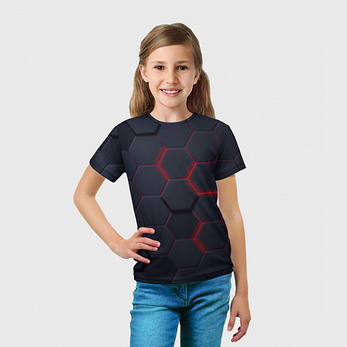 Детская футболка Раскаленная броня / 3D-принт – фото 5