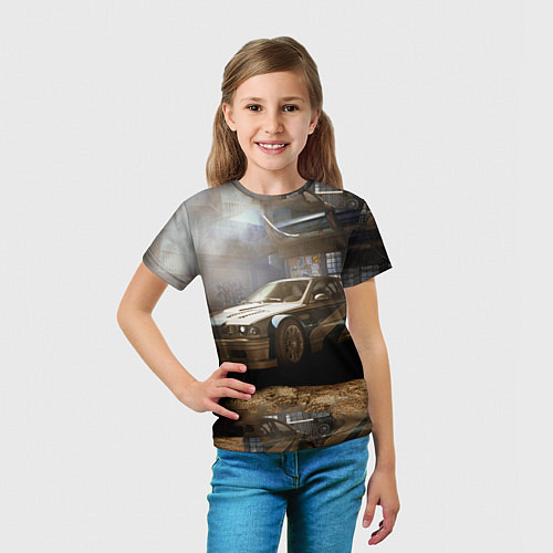 Детская футболка Nfs most wanted bmw / 3D-принт – фото 5