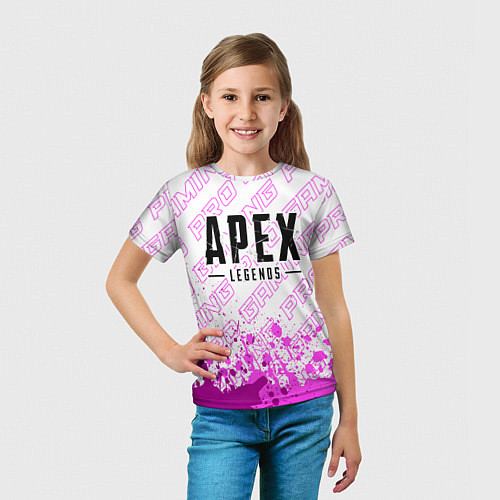 Детская футболка Apex Legends pro gaming: символ сверху / 3D-принт – фото 5