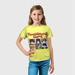Футболка детская Tomodachi Game: аниме, цвет: 3D-принт — фото 2