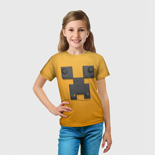 Детская футболка Minecraft Creeper game / 3D-принт – фото 5
