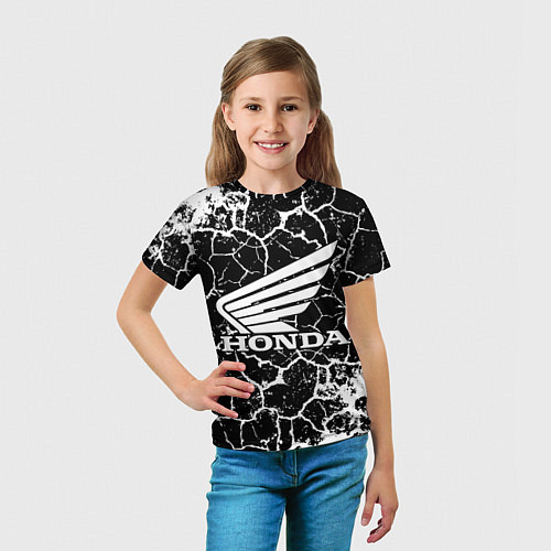 Детская футболка Honda logo арт / 3D-принт – фото 5