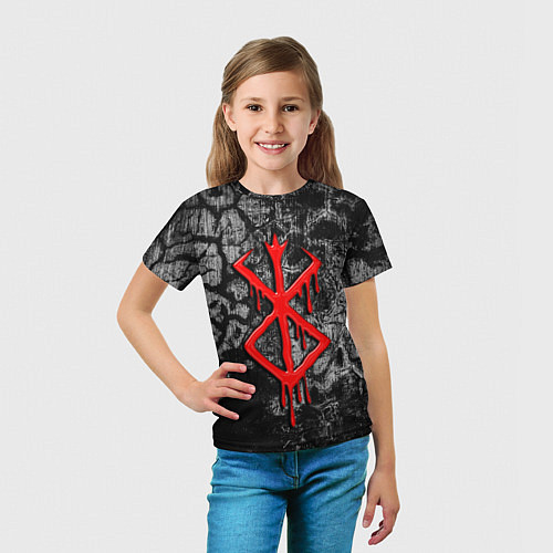 Детская футболка Berserk smudges / 3D-принт – фото 5