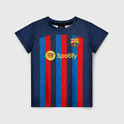 Футболка детская Дембеле Барселона форма 20222023, цвет: 3D-принт