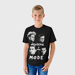 Футболка детская Depeche Mode portrait, цвет: 3D-принт — фото 2